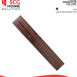 ไม้รั้ว ChaleT Hardwood Wood Grain หัวตัด สี Iron Wood (1x4x1.0/1x4x1.5)