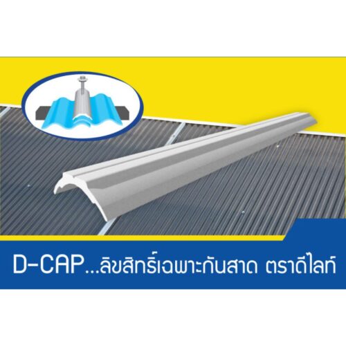 อุปกรณ์ติดตั้งกันสาดดีไลท์ D-Lite รุ่น D-CAP (ดีแค็ป) ขนาด 6 เมตร