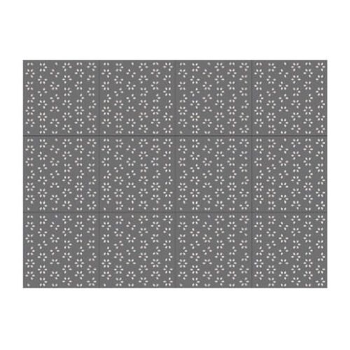 ผนังตกแต่ง เอสซีจี รุ่นเฟรทเวิร์ค ลาย CW-Flower สีรองพื้น ขนาด 100x100x0.8 ซม.