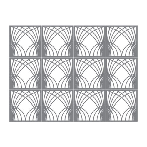 ผนังตกแต่ง เอสซีจี รุ่นเฟรทเวิร์ค ลาย HASU-2 สีรองพื้น ขนาด 100x100x0.8 ซม.